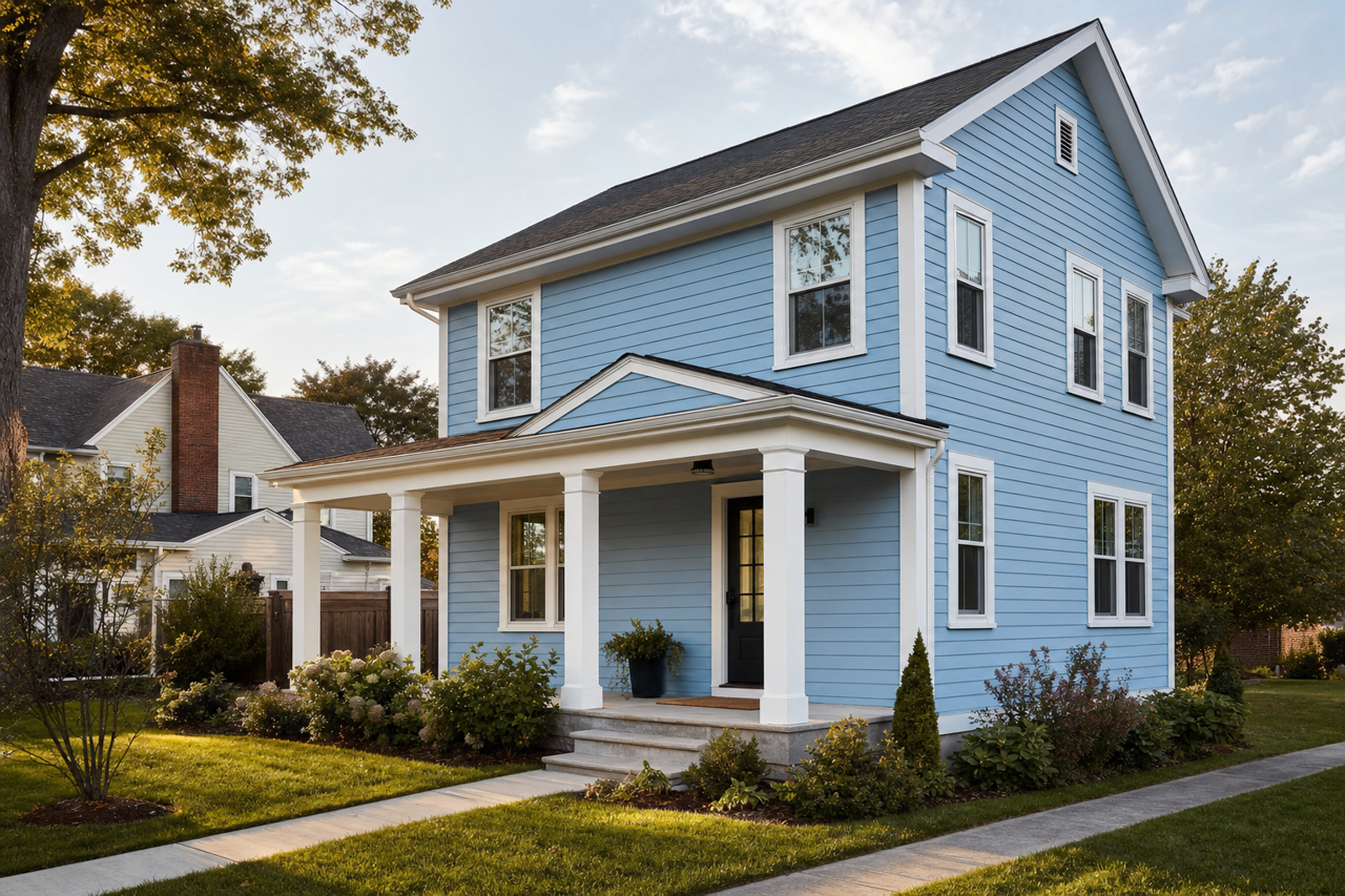 Soft Jazz by Benjamin Moore on exterior