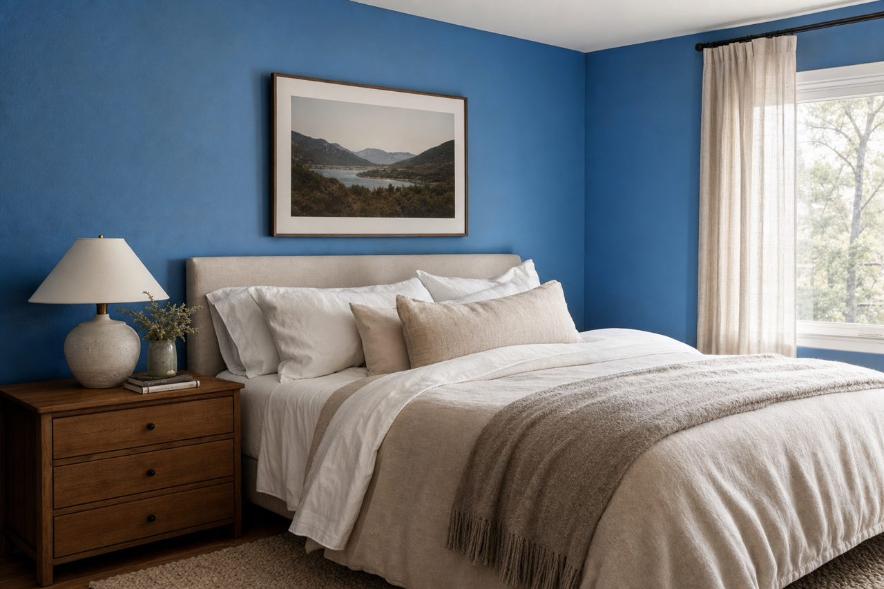 Old Glory by Benjamin Moore on interiors