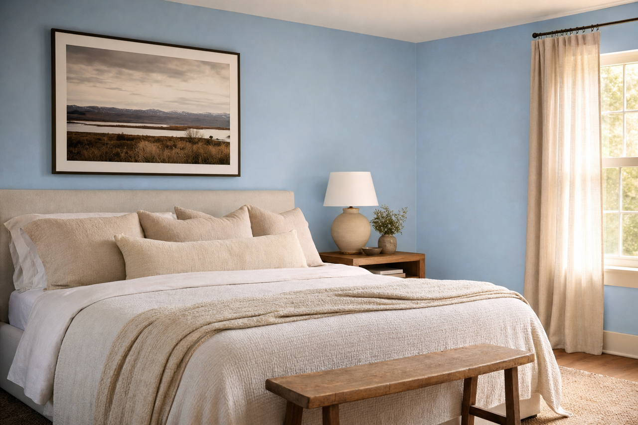 Swiss by Benjamin Moore on interiors