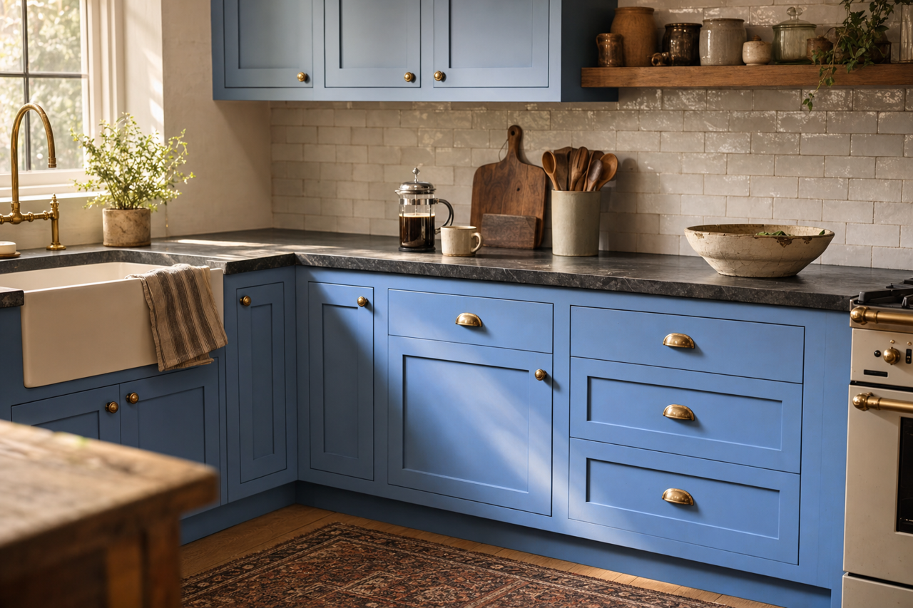 Brazilian by Benjamin Moore on cabinets