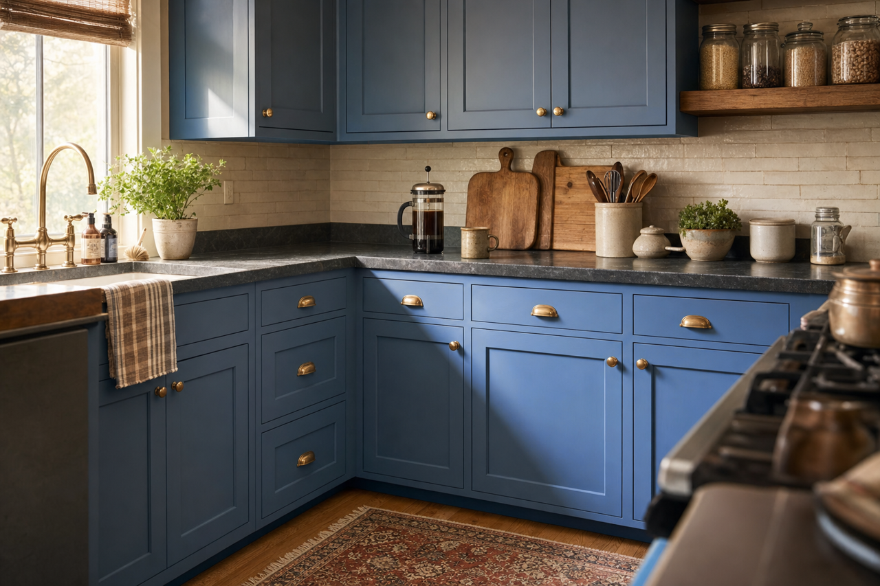 Watertown by Benjamin Moore on cabinets
