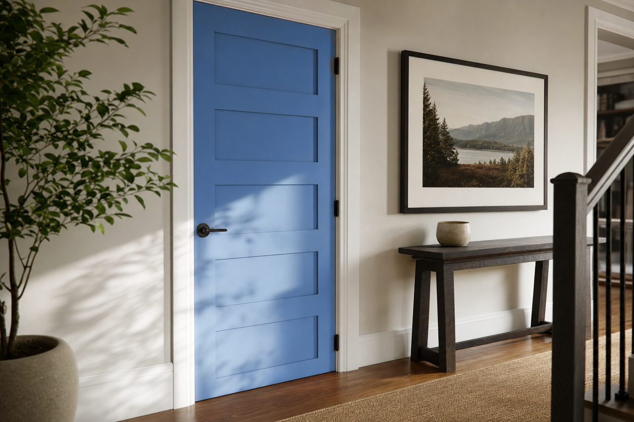 Watertown by Benjamin Moore on interior-doors