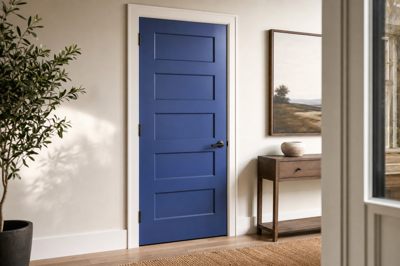 Southern Belle by Benjamin Moore on interior-doors