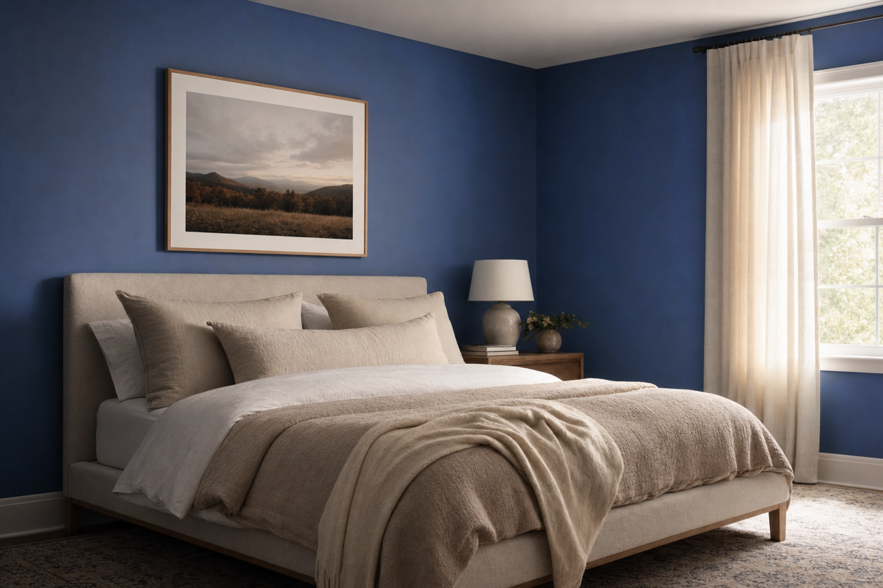 Southern Belle by Benjamin Moore on interiors