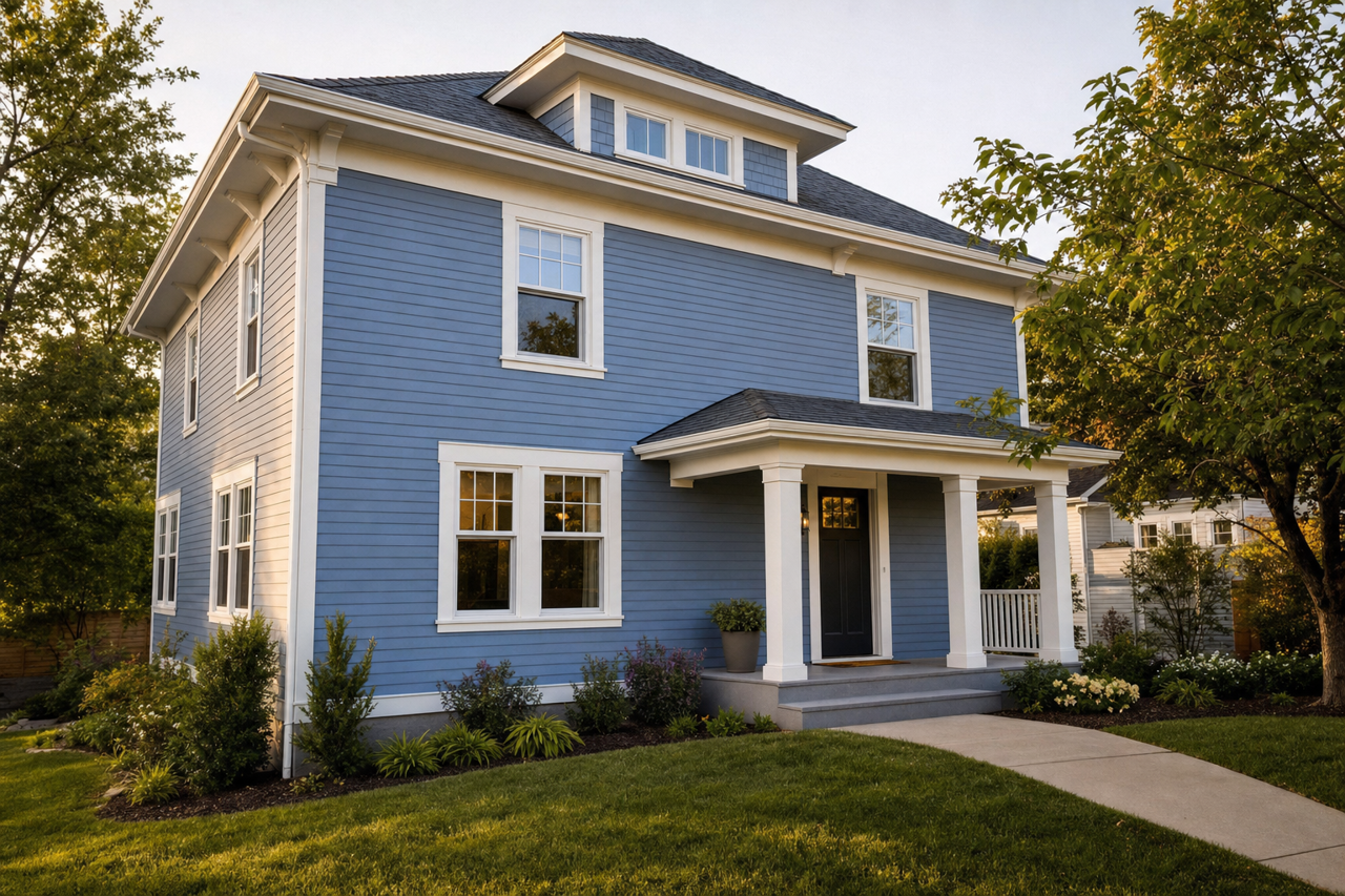 Yin Yang by Benjamin Moore on exterior