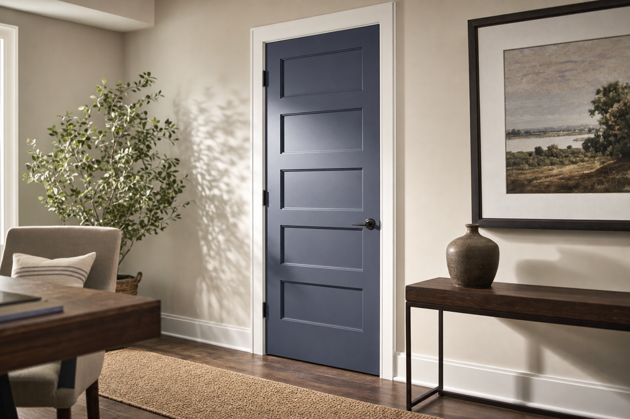 Stunning by Benjamin Moore on interior-doors