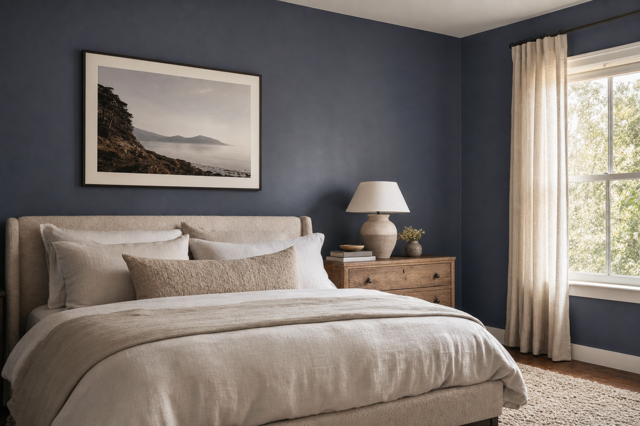 Stunning by Benjamin Moore on interiors