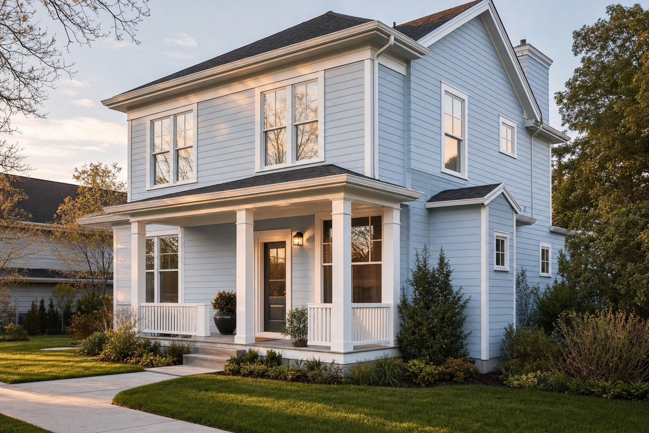 Airway by Benjamin Moore on exterior