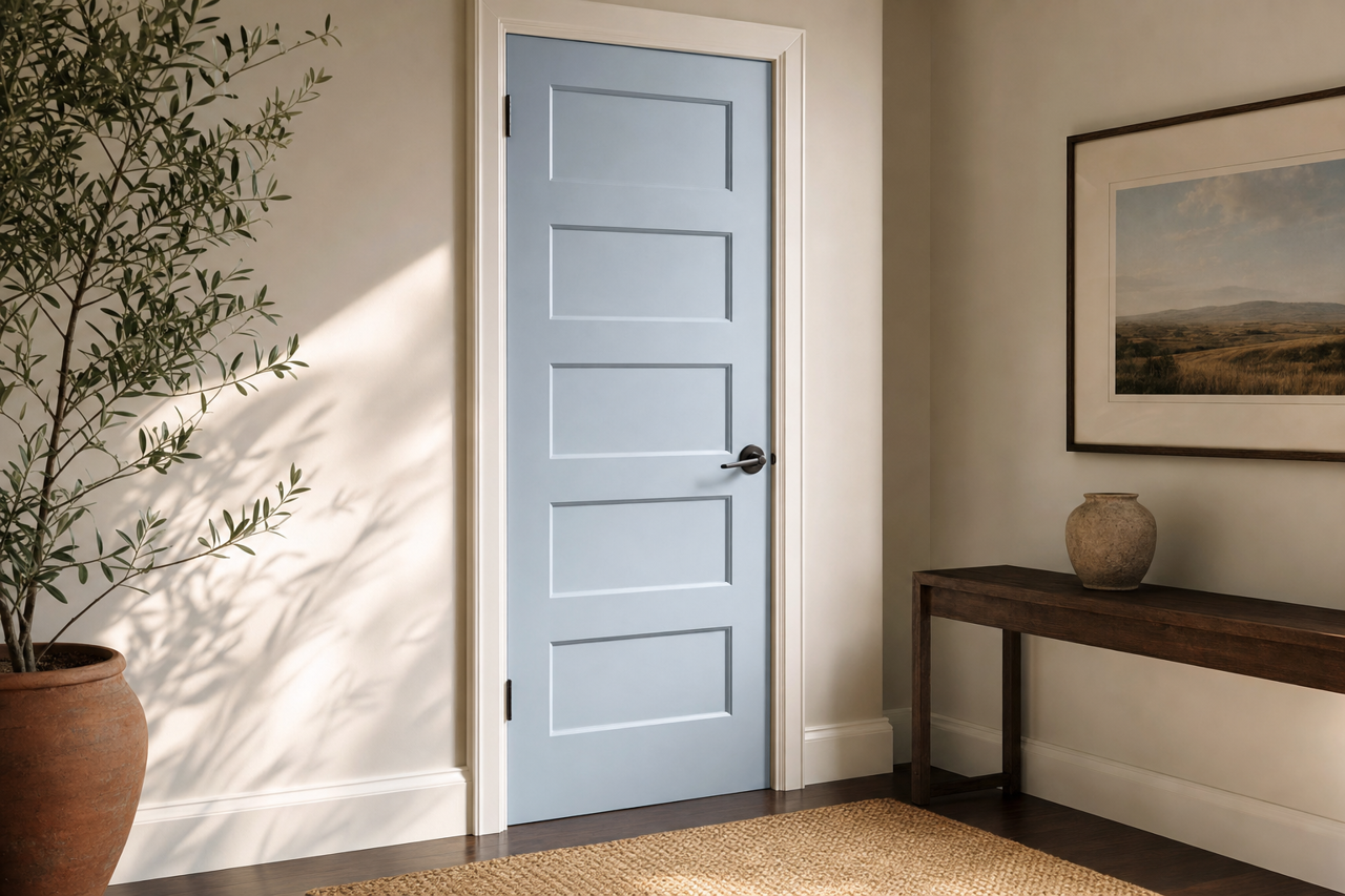 Airway by Benjamin Moore on interior-doors