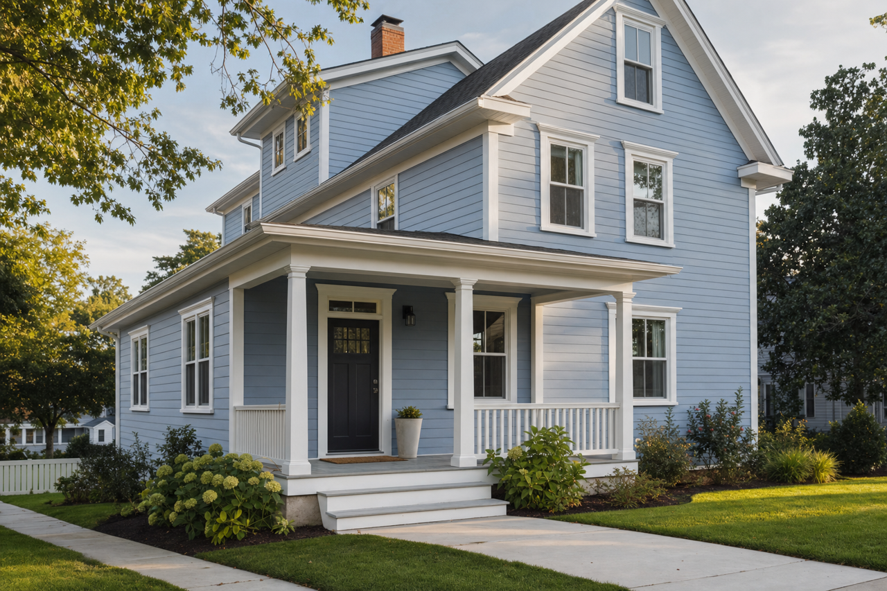 Sunrise by Benjamin Moore on exterior