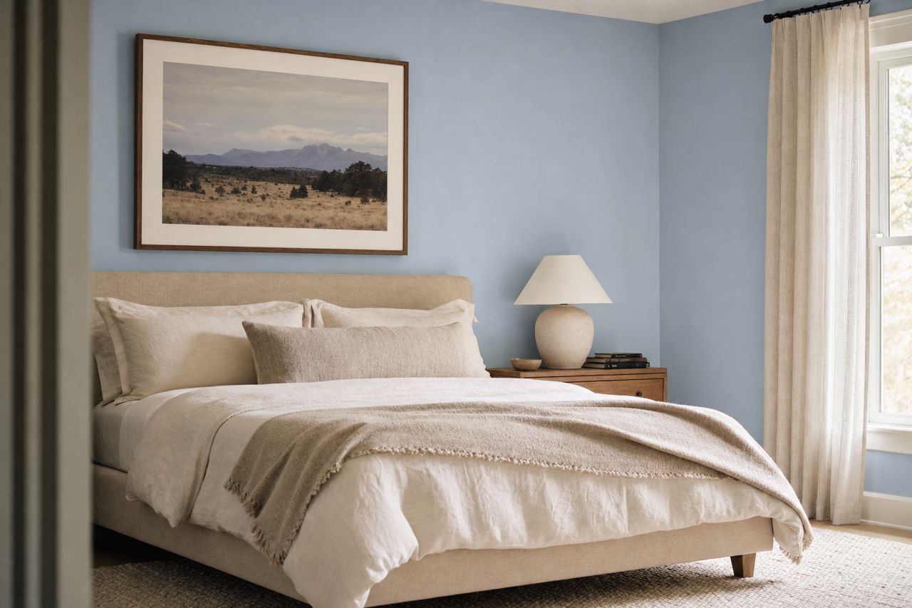 Sunrise by Benjamin Moore on interiors