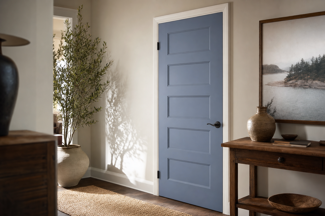 Stratford by Benjamin Moore on interior-doors
