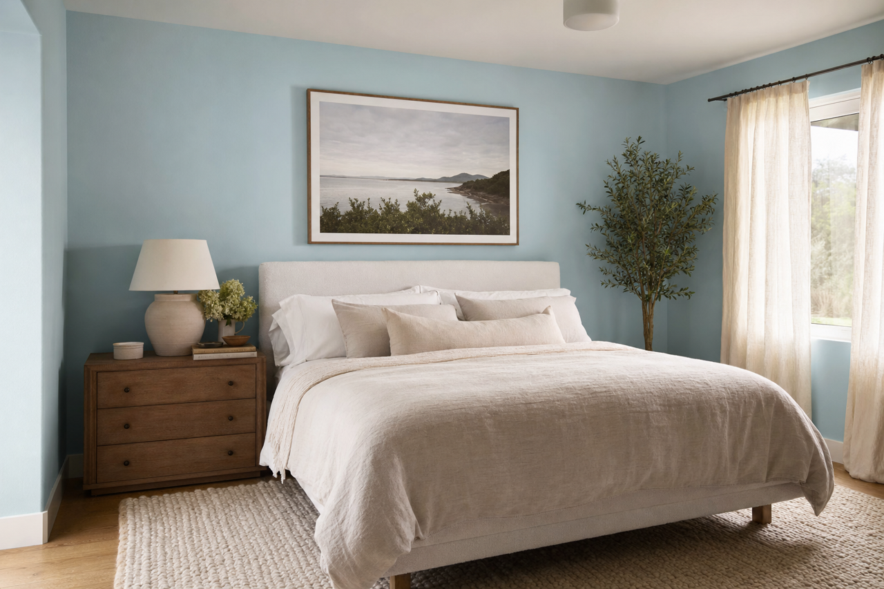 Bright by Benjamin Moore on interiors