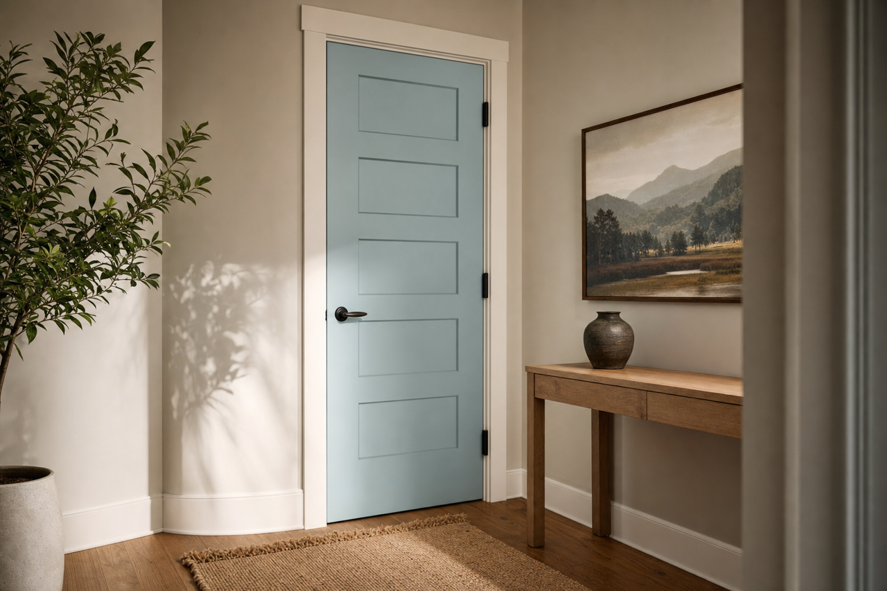 Grand Rapids by Benjamin Moore on interior-doors