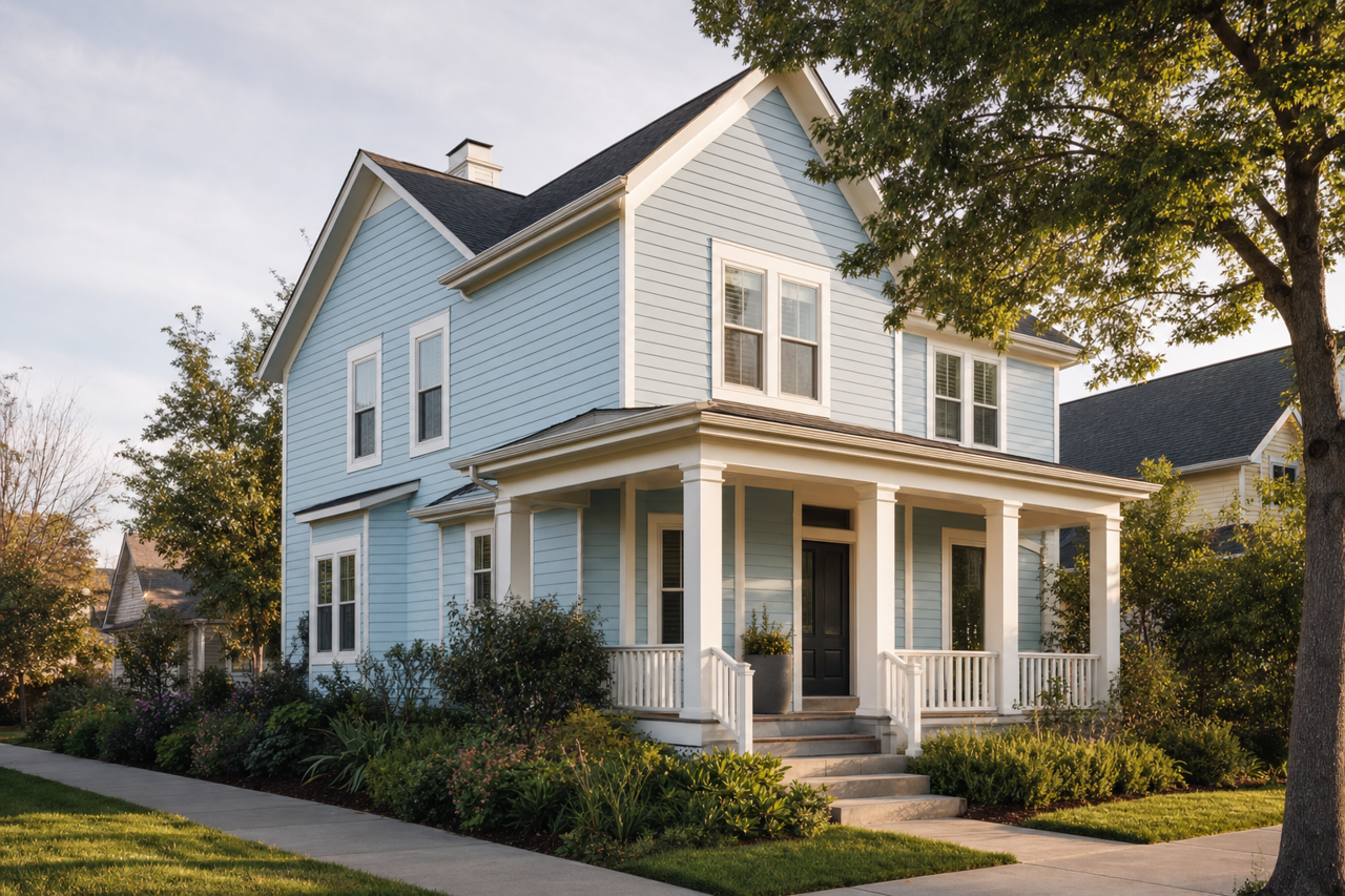 Sea by Benjamin Moore on exterior