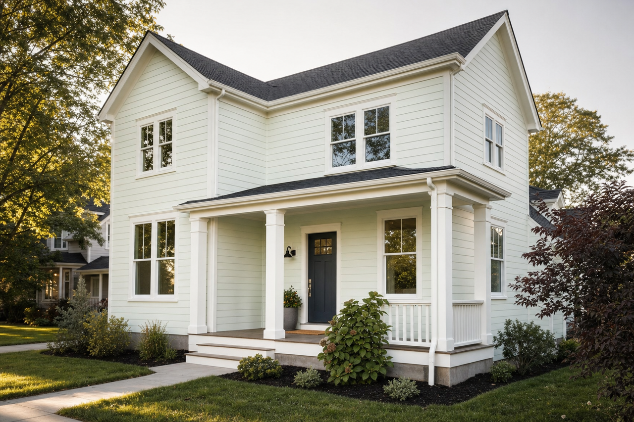 Aloe Vera by Benjamin Moore on exterior