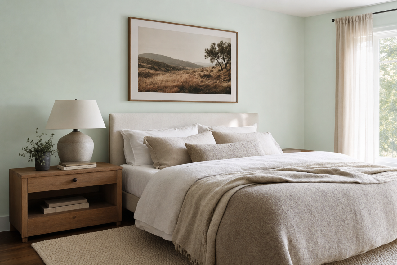 Emerald by Benjamin Moore on interiors