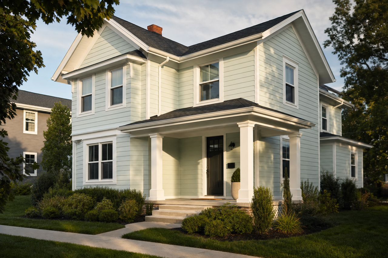 Sweet Dreams by Benjamin Moore on exterior