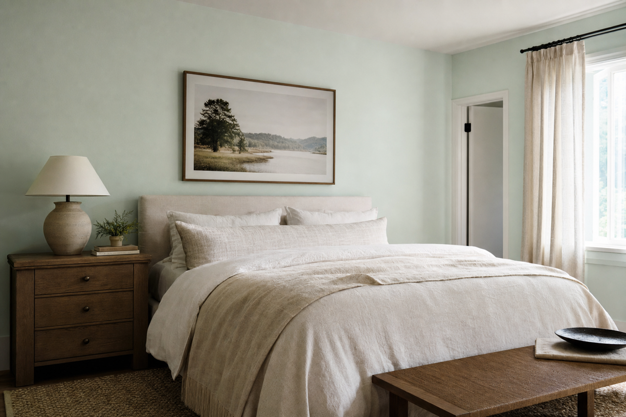 Sweet Dreams by Benjamin Moore on interiors