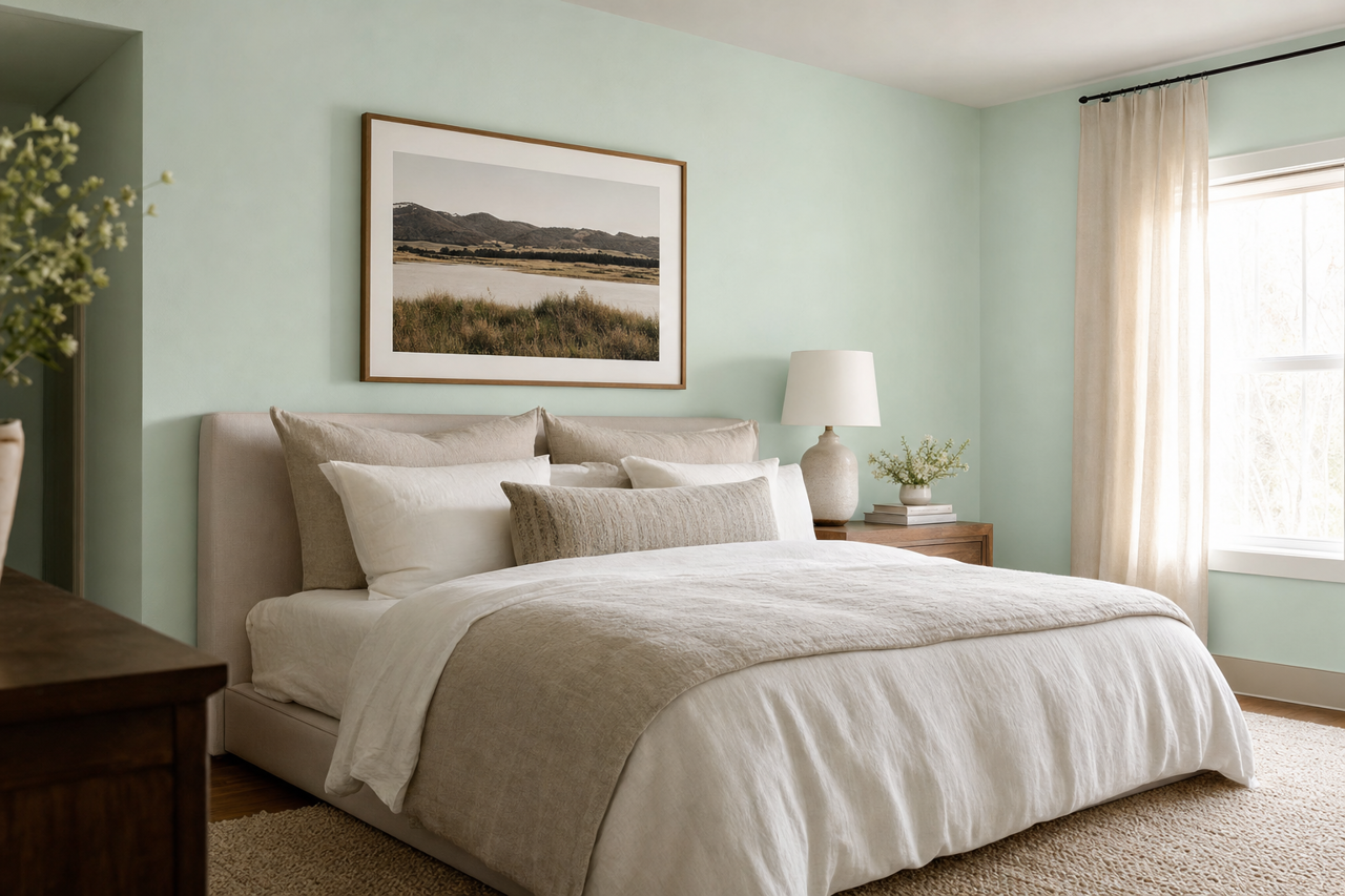 Carried Away by Benjamin Moore on interiors