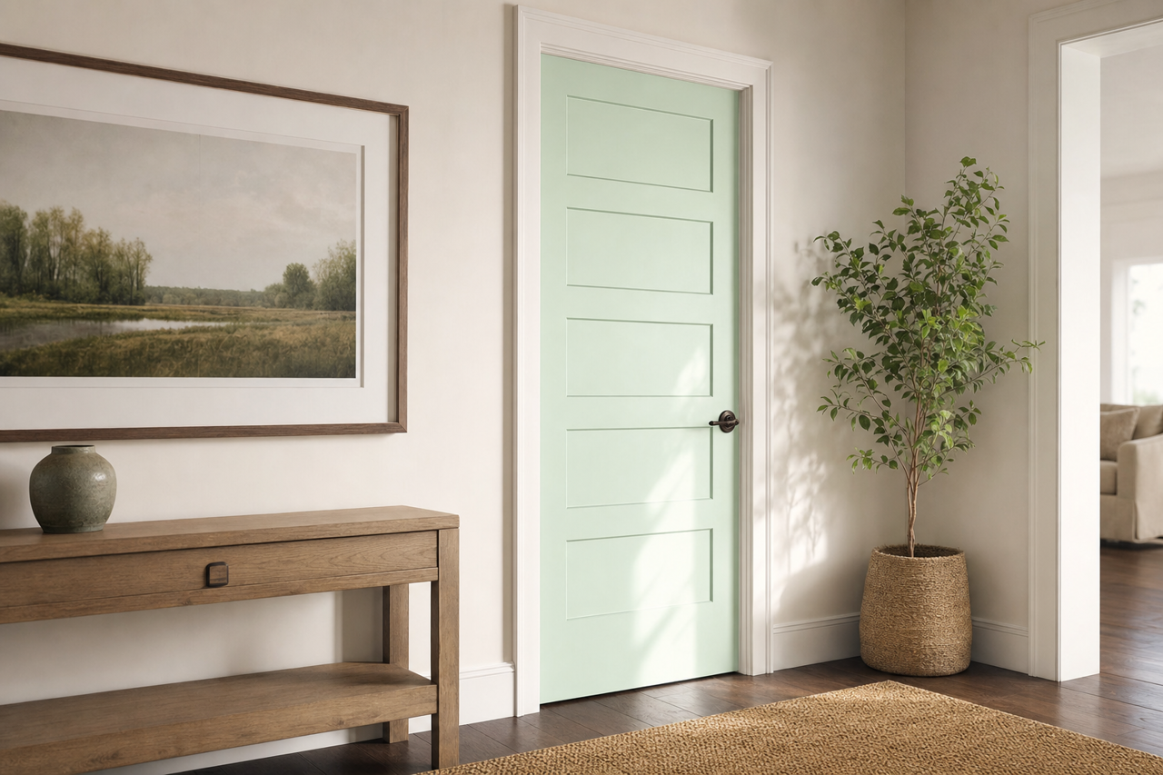 Reflection by Benjamin Moore on interior-doors