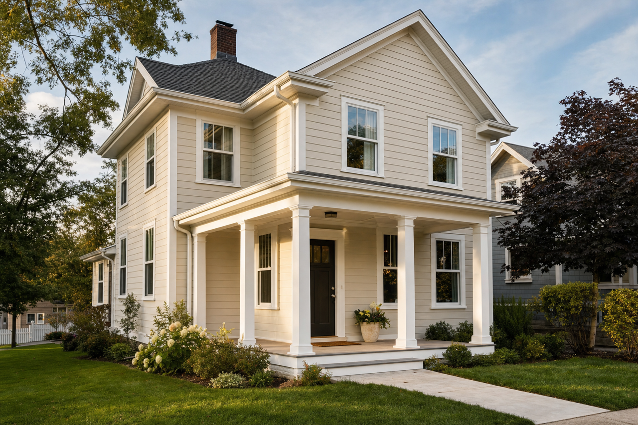 Athena by Benjamin Moore on exterior