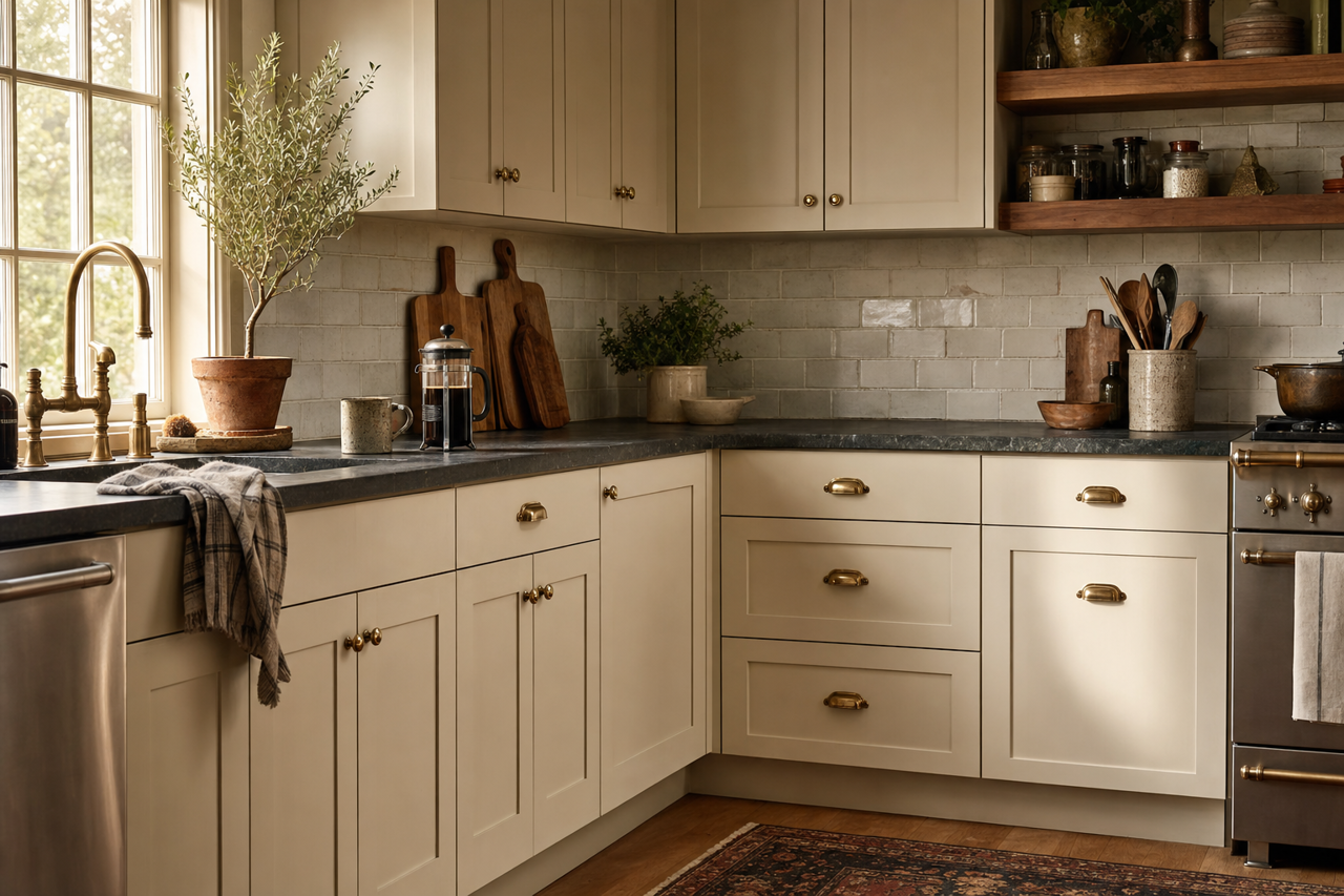Collingwood by Benjamin Moore on cabinets