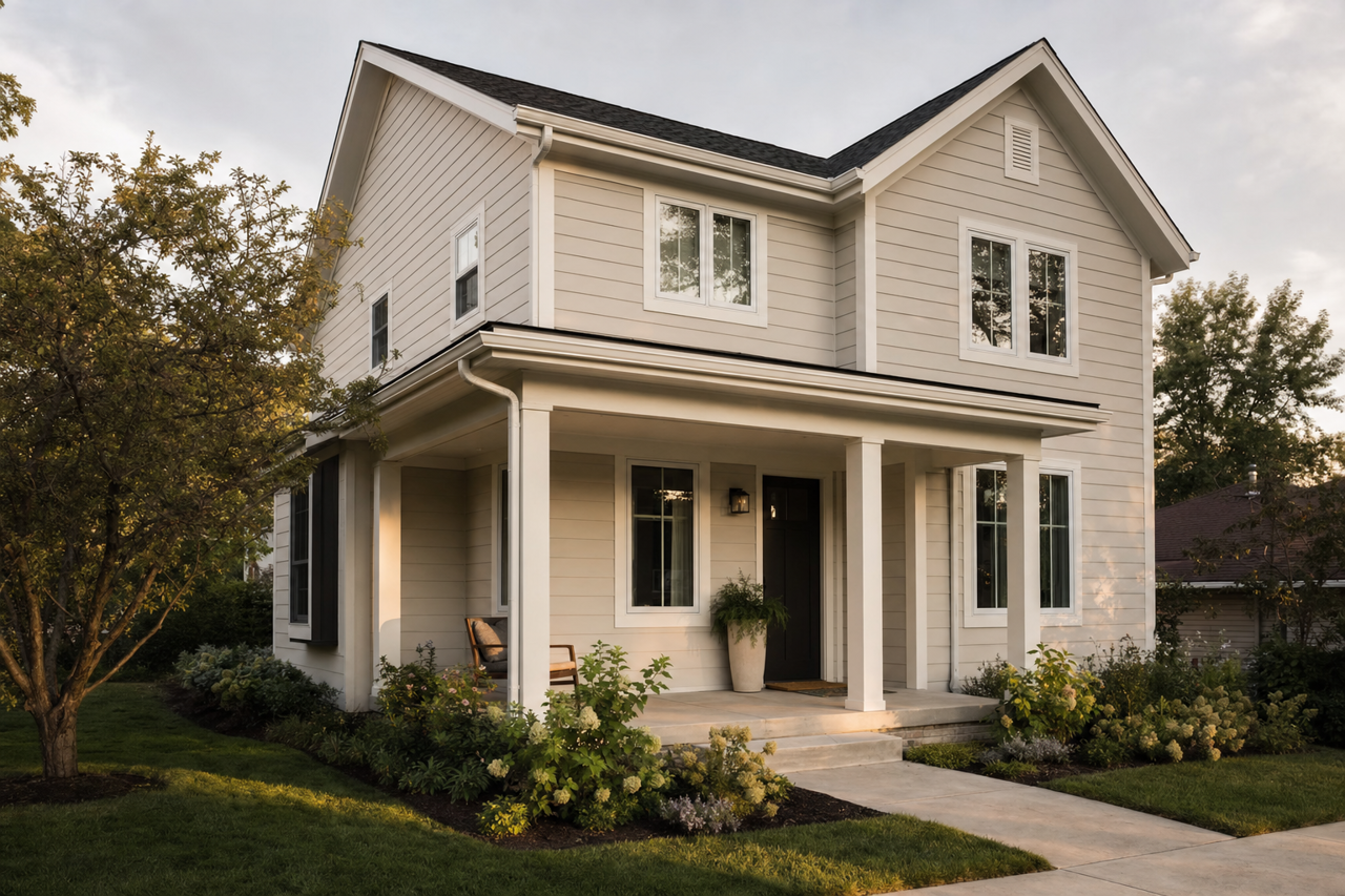 Apparition by Benjamin Moore on exterior