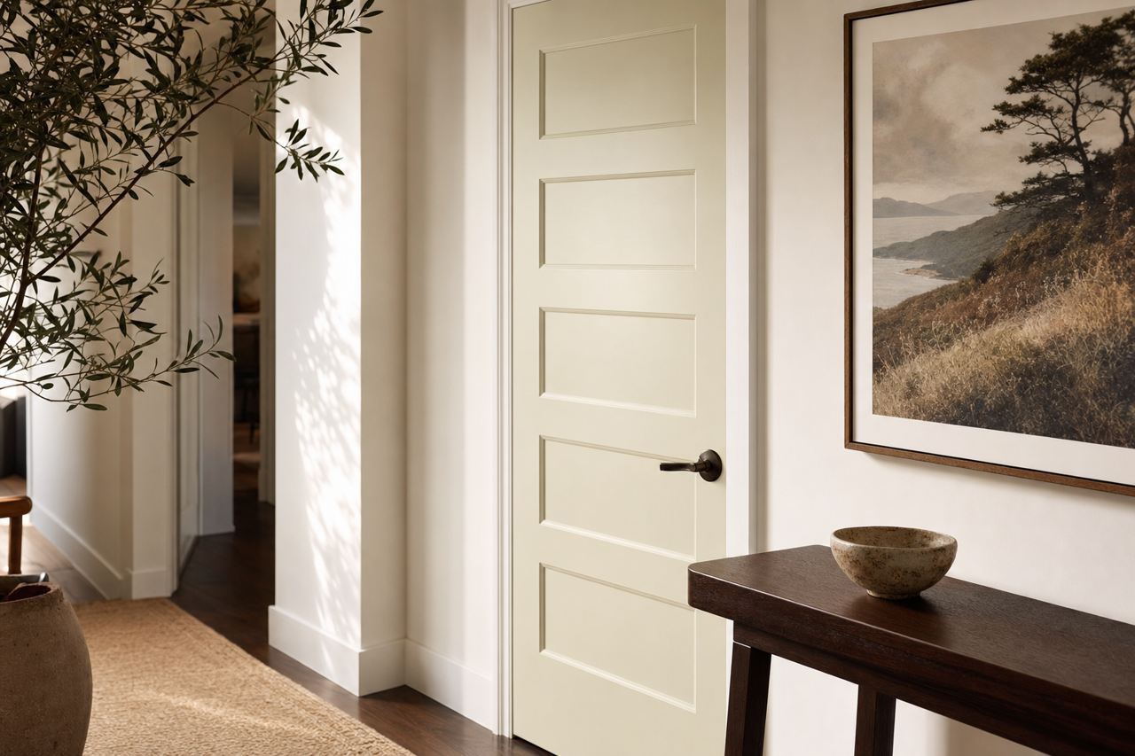 Cascade Mountains by Benjamin Moore on interior-doors