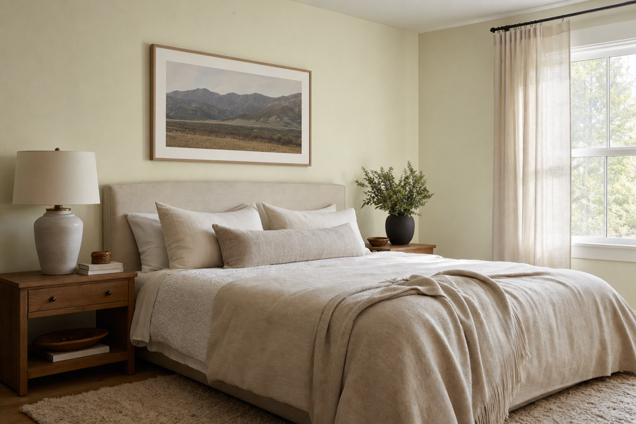 Cascade Mountains by Benjamin Moore on interiors