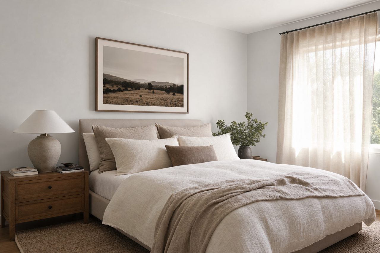 Pearl by Benjamin Moore on interiors