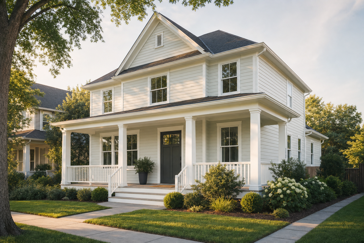 Baby's Breath by Benjamin Moore on exterior