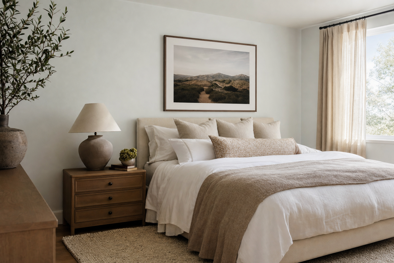 Fanfare by Benjamin Moore on interiors