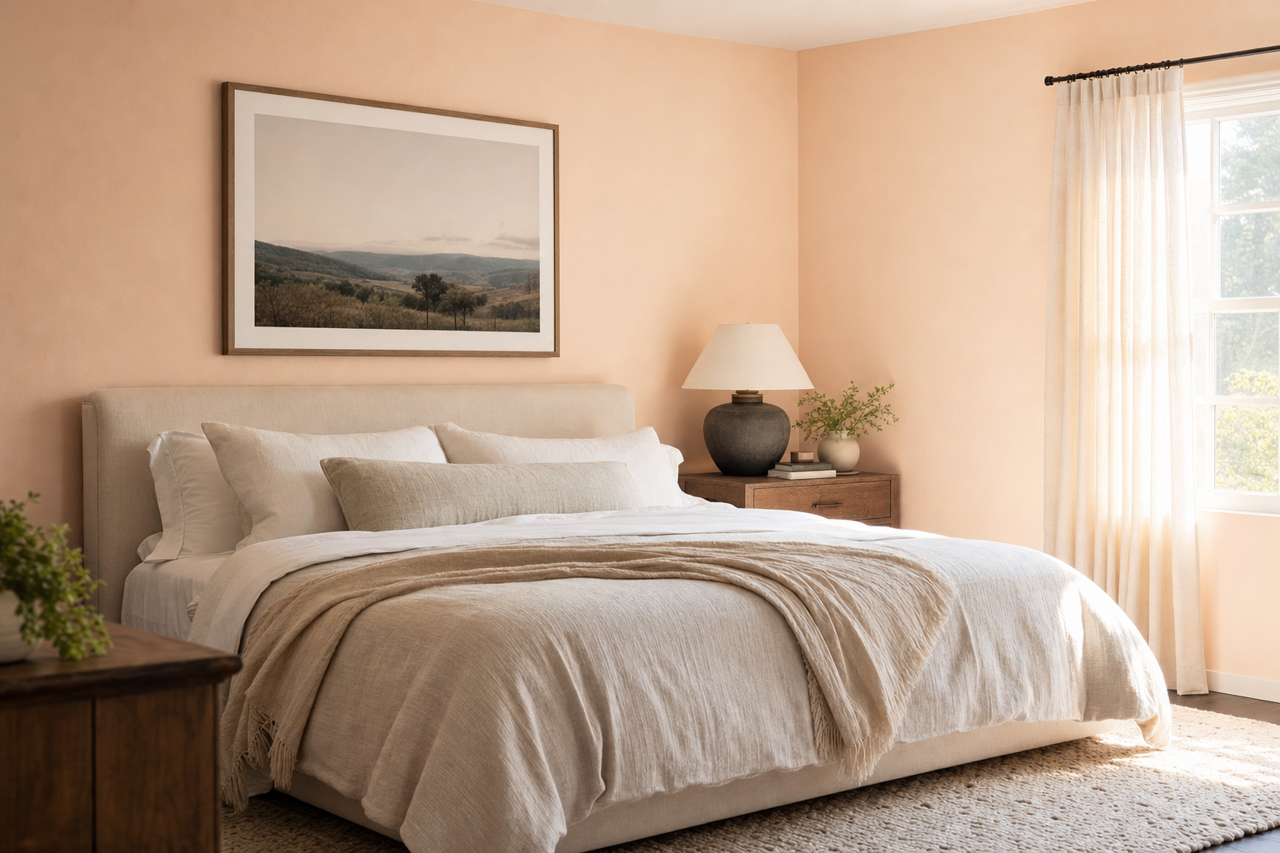 Shell by Benjamin Moore on interiors