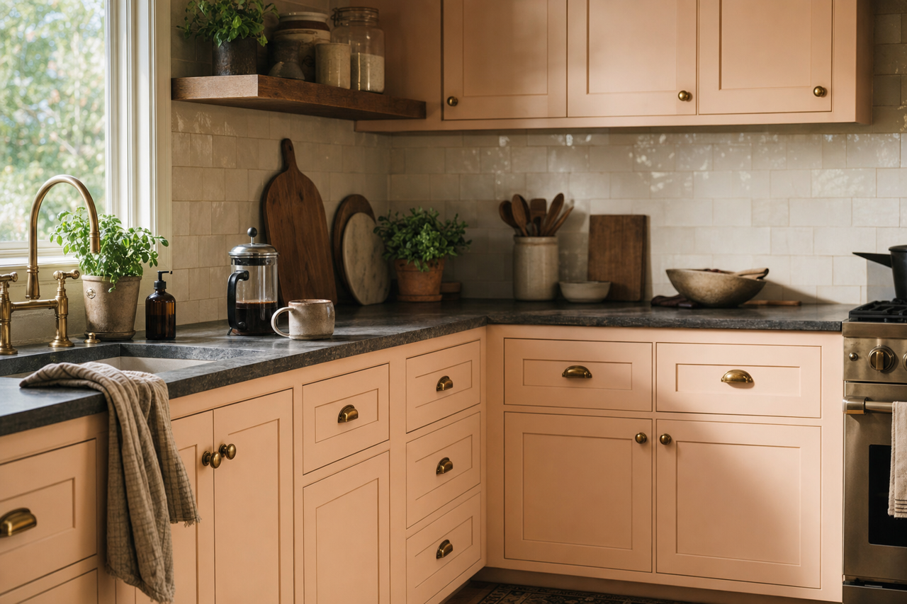 Hint by Benjamin Moore on cabinets