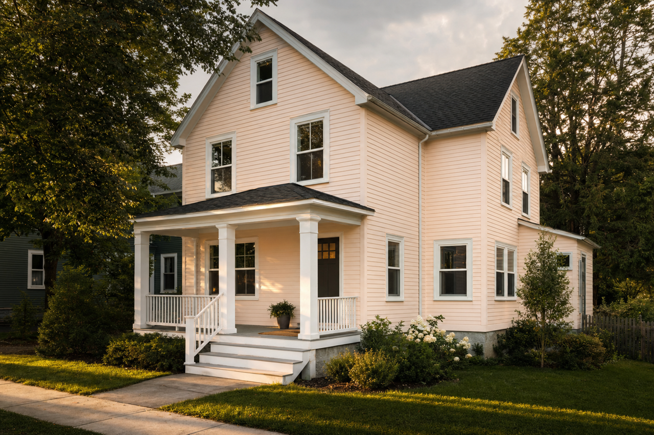 Hint by Benjamin Moore on exterior