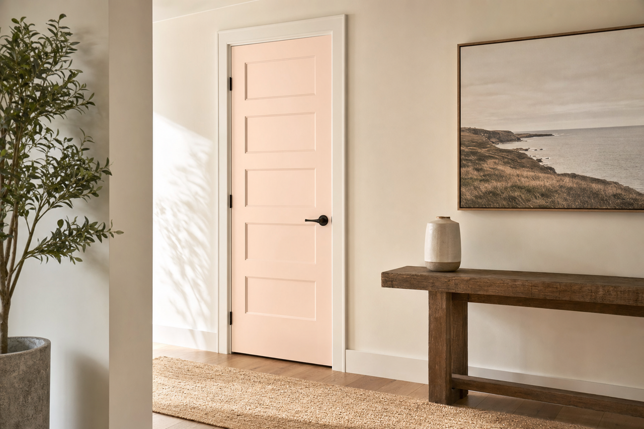 Hint by Benjamin Moore on interior-doors