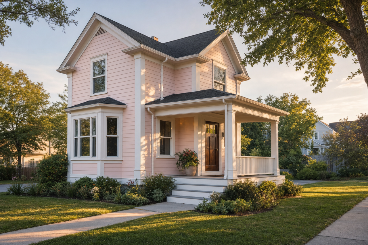 Key by Benjamin Moore on exterior