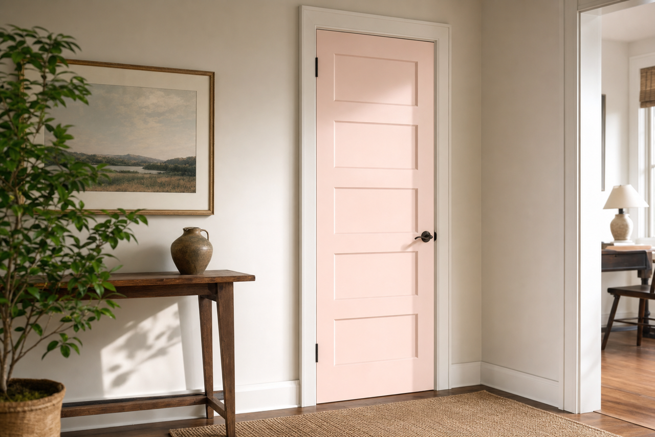Key by Benjamin Moore on interior-doors
