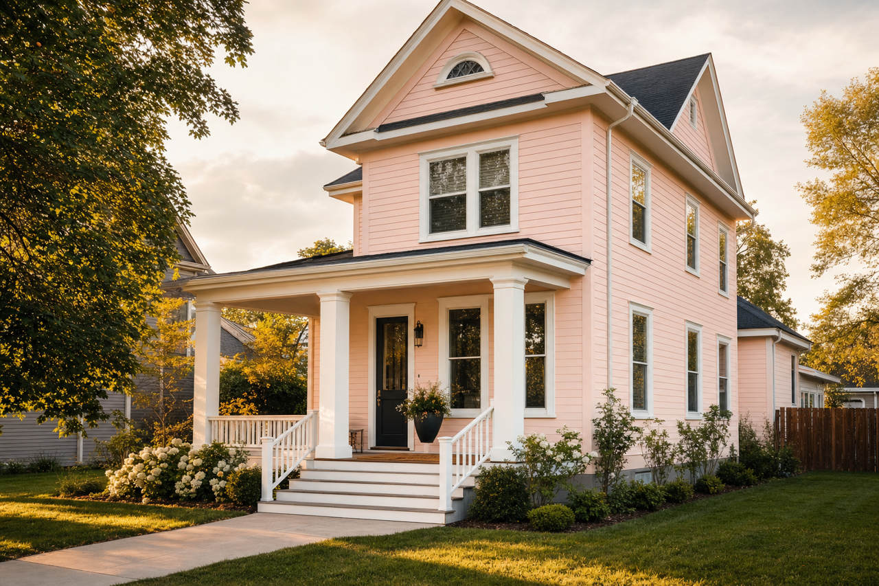 Valentine by Benjamin Moore on exterior