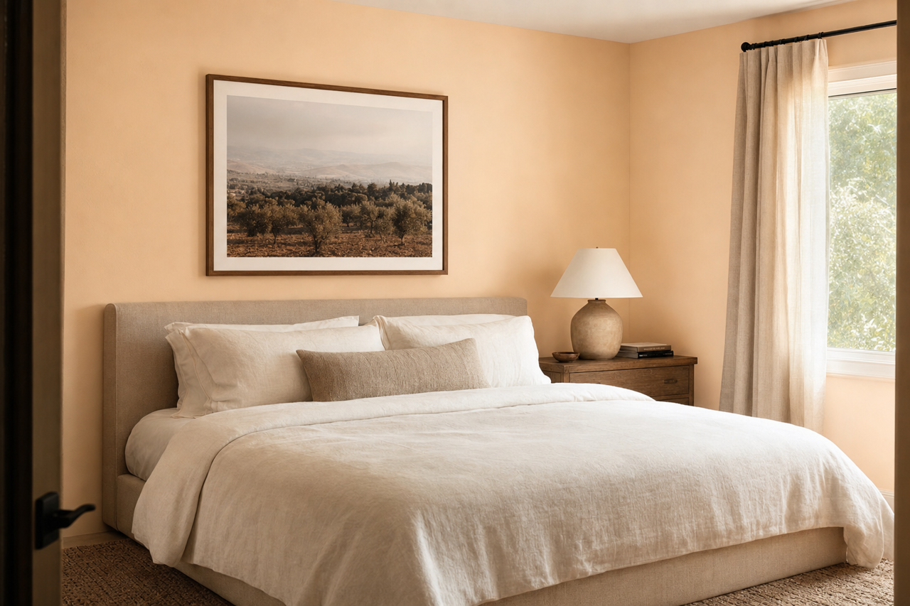 Ambrosia by Benjamin Moore on interiors