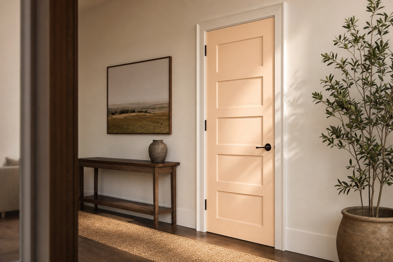 Aphrodite by Benjamin Moore on interior-doors