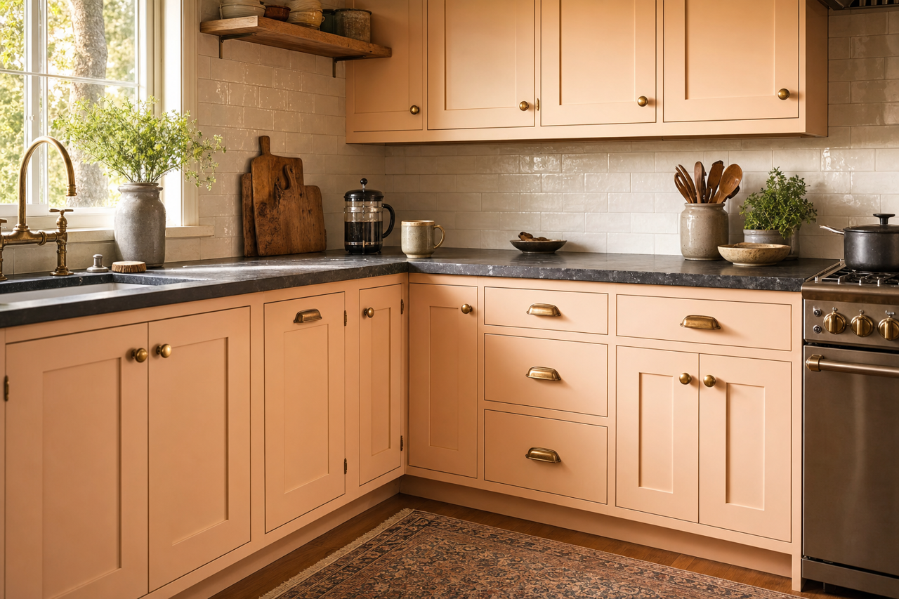 Love Always by Benjamin Moore on cabinets