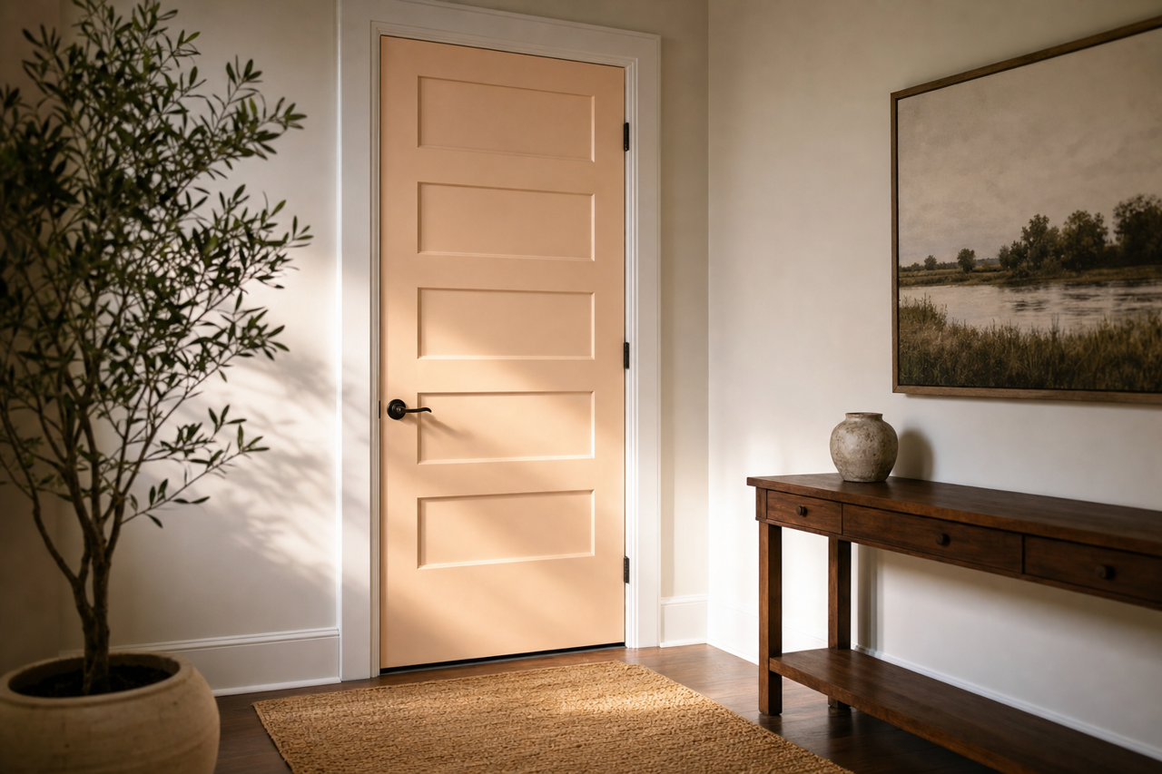 Love Always by Benjamin Moore on interior-doors