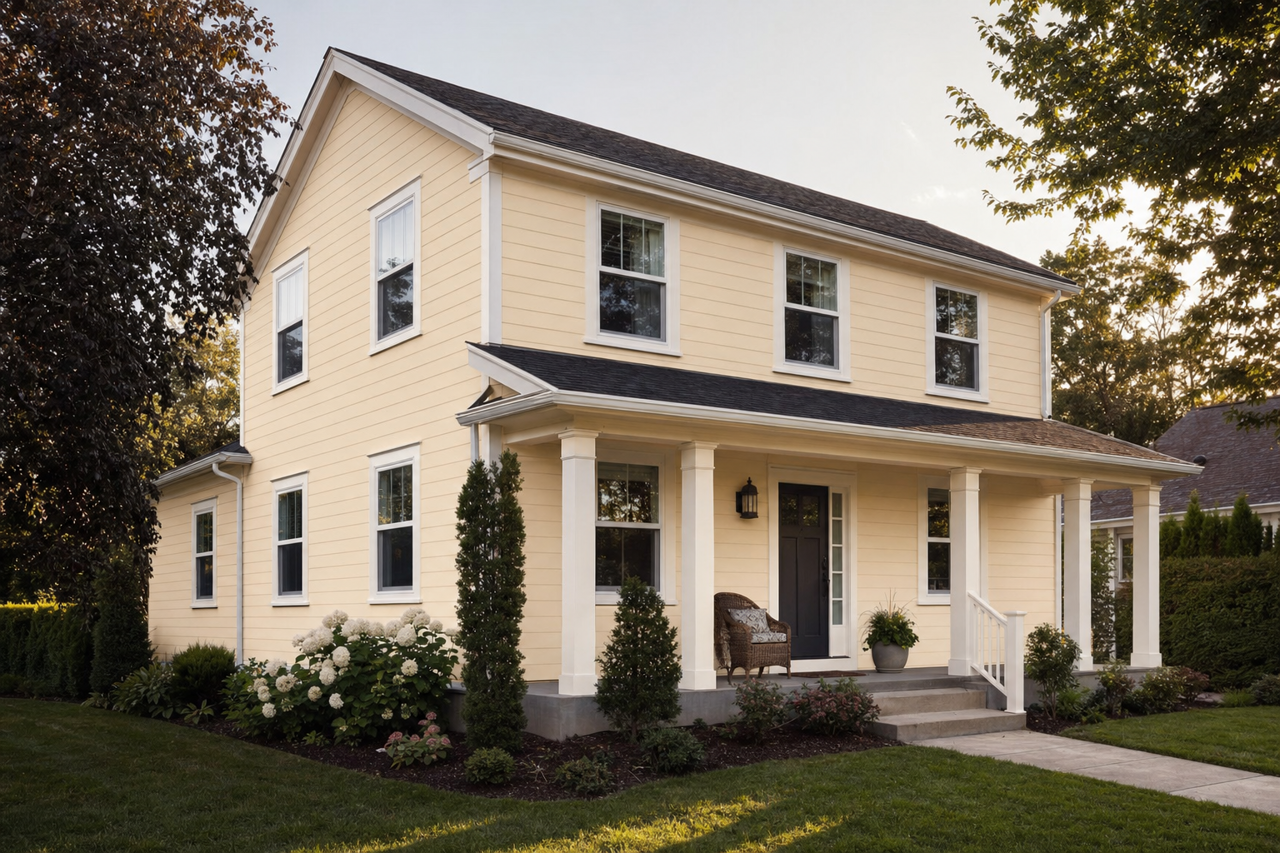 Butterfield by Benjamin Moore on exterior