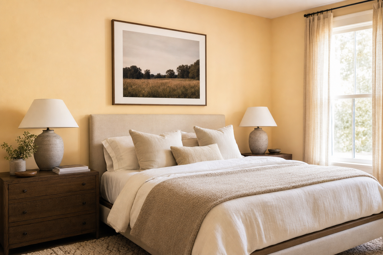 Butterfield by Benjamin Moore on interiors