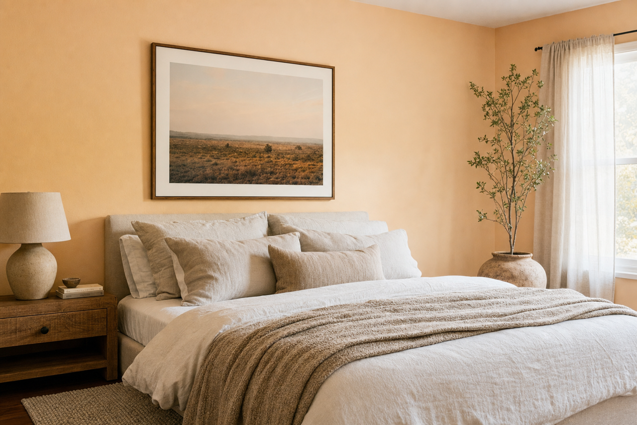 Butterfly Kisses by Benjamin Moore on interiors