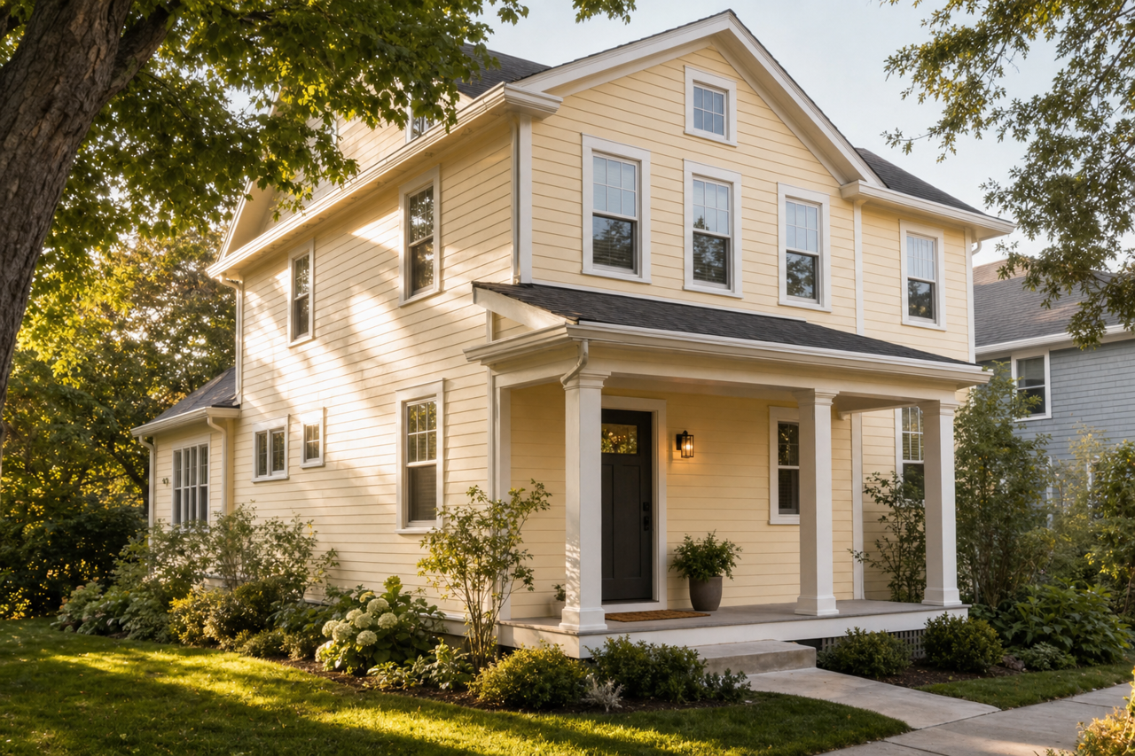 Lily of the Valley by Benjamin Moore on exterior