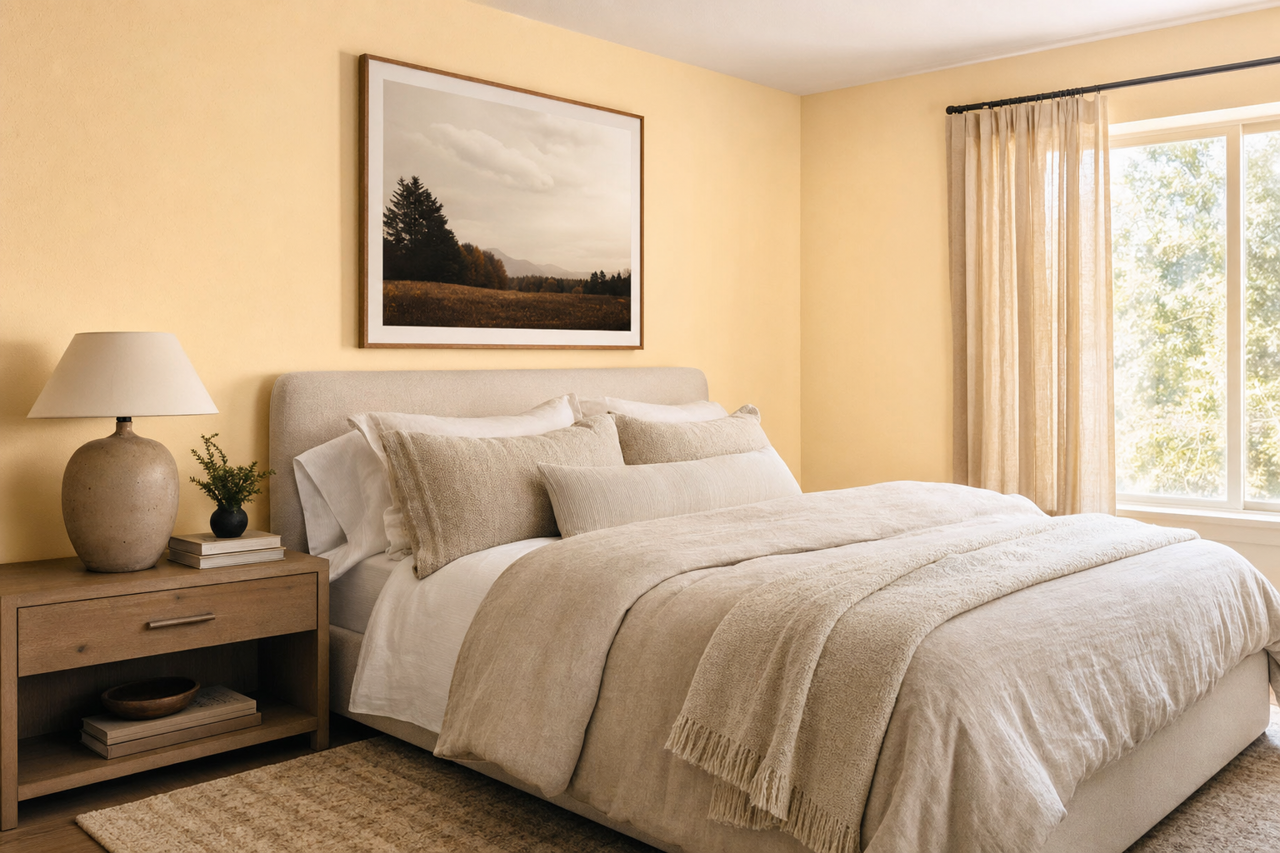 Lily of the Valley by Benjamin Moore on interiors