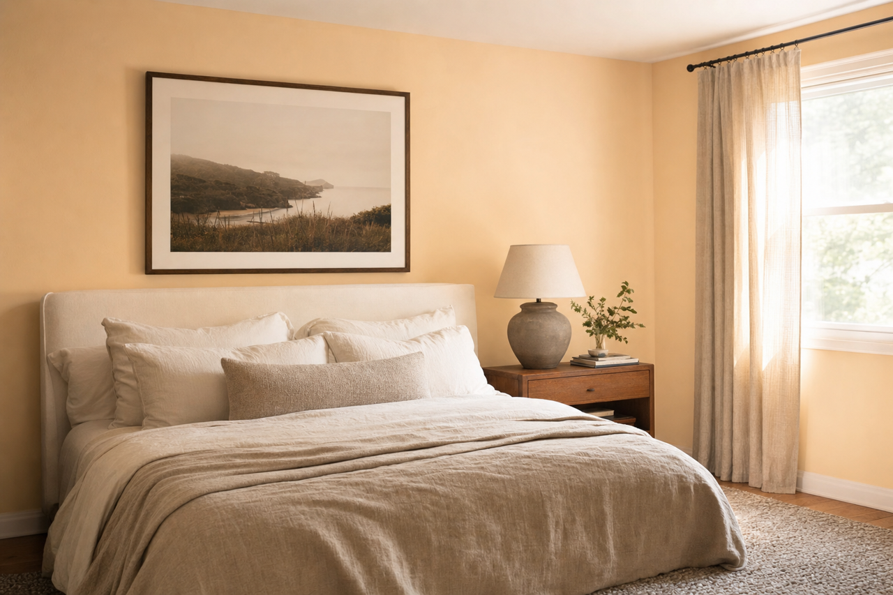 Crème by Benjamin Moore on interiors